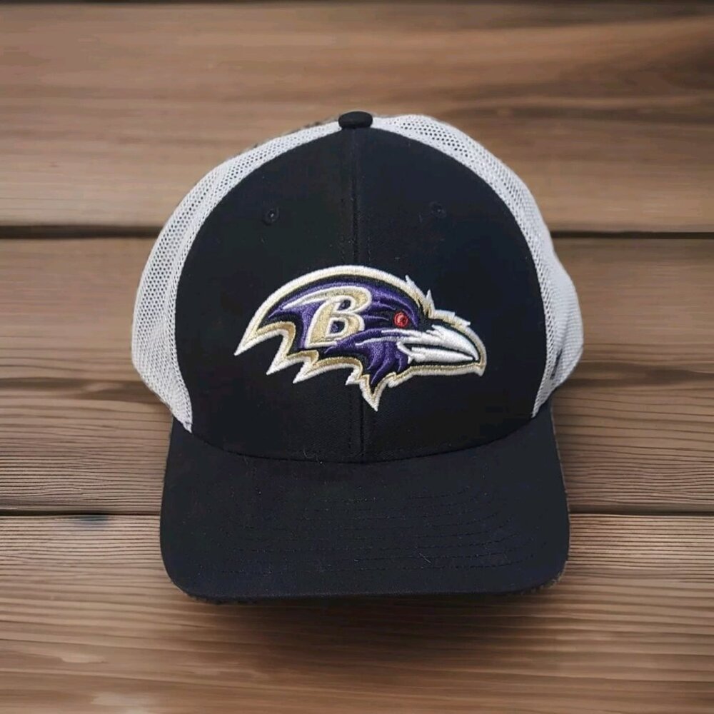 Baltimore Ravens '47‎ Trophy Stretch Fit L/XL NFL Lamar Jackson Trucker Hat